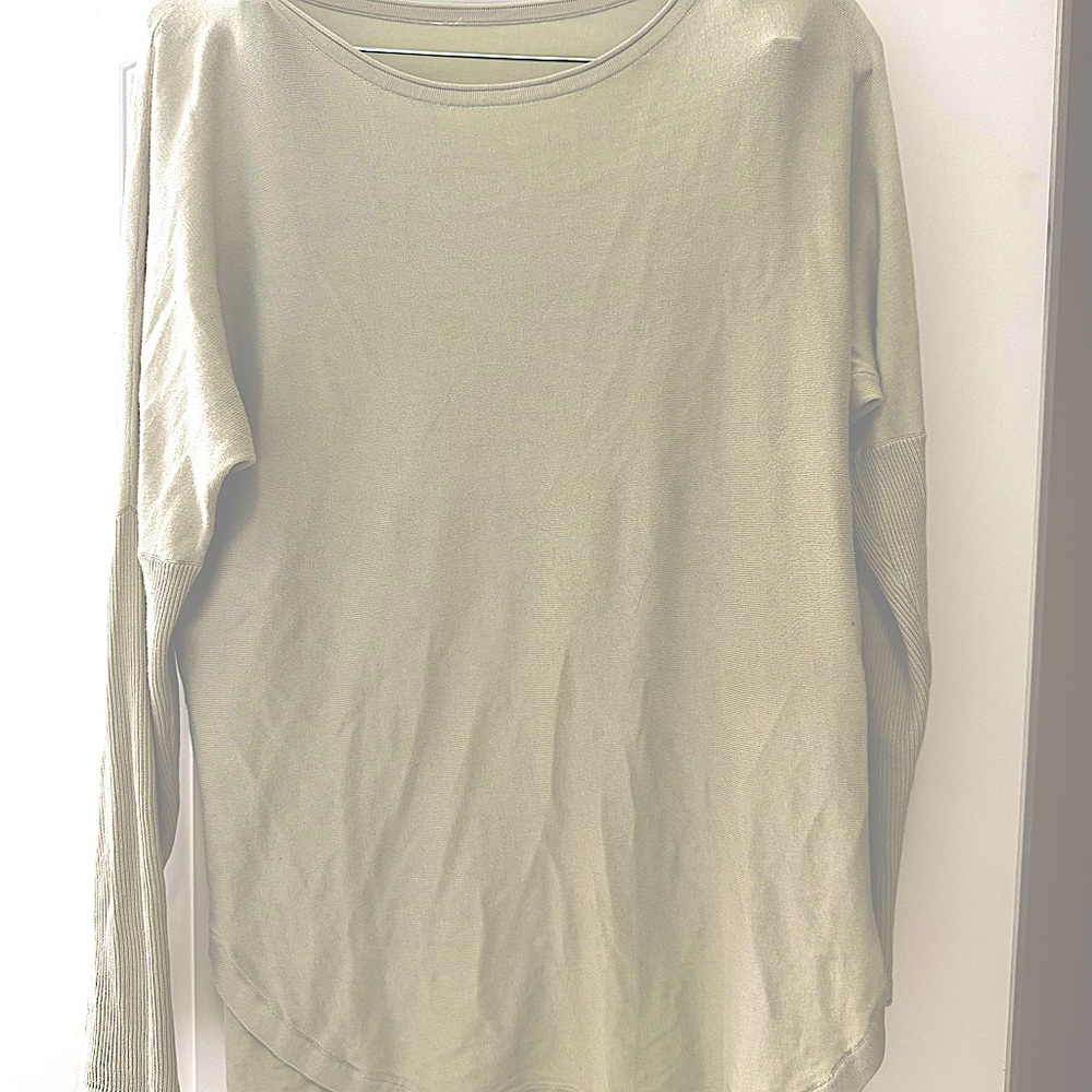 Lululemon Take It All Sweater in Light Sage Size Large
